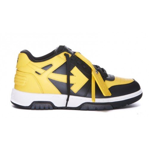 Sneakers OFF WHITE,  Low Top Out of Office, Black Yellow