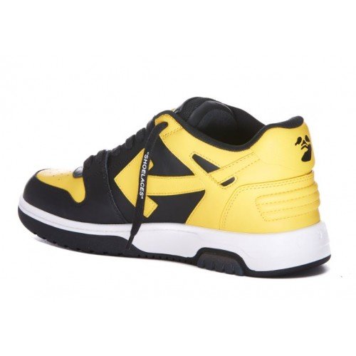 Sneakers OFF WHITE,  Low Top Out of Office, Black Yellow