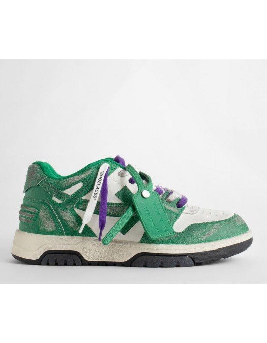 Sneakers OFF WHITE, Basket Out of Office, Green Vintage - OMIA189F22LEA0110155