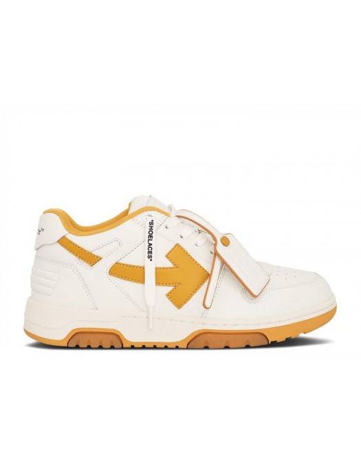 SNEAKERS OFF WHITE, Out Of Office, White/Ocher - OMIA189F23LEA0020116