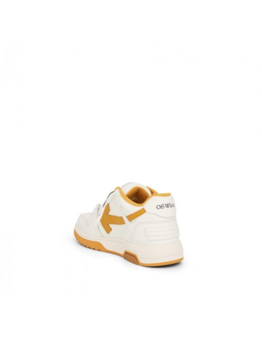 SNEAKERS OFF WHITE, Out Of Office, White/Ocher - OMIA189F23LEA0020116