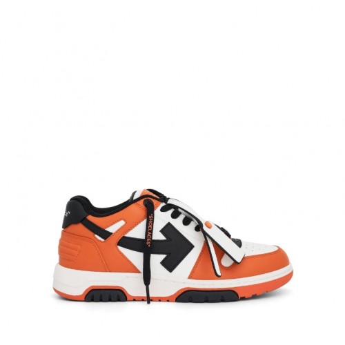 Sneakers OFF WHITE, Low Top, Out Of Office Calf Leather Sneaker in Orange Black Sneakers OFF WHITE, Low Top, Out Of Office Calf Leather Sneaker in Orange Black