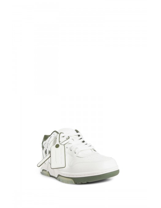 SNEAKERS OFF WHITE, Out Of Office, White&Kaki - OMIA189F24LEA0020156