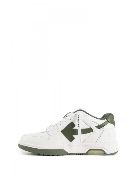 SNEAKERS OFF WHITE, Out Of Office, White&Kaki - OMIA189F24LEA0020156