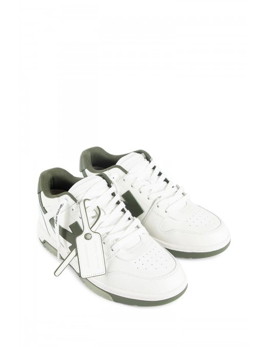 SNEAKERS OFF WHITE, Out Of Office, White&Kaki - OMIA189F24LEA0020156