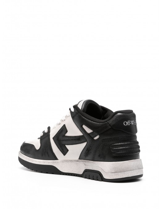 SNEAKERS OFF WHITE, Out Of Office, White&Black, Used Design - OMIA189F24LEA0070110