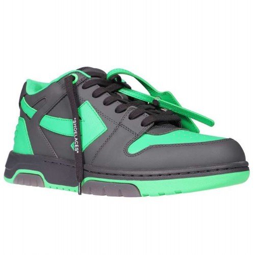 Sneakers OFF WHITE, Basket Out of Office, Green/Black