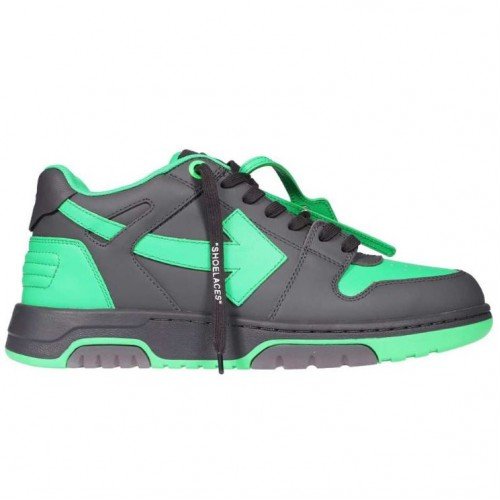 Sneakers OFF WHITE, Basket Out of Office, Green/Black
