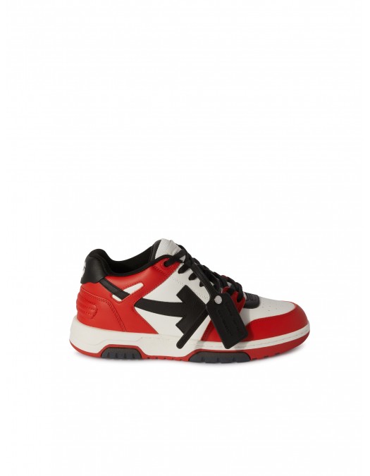 Sneakers OFF WHITE, Basket Out of Office, Full Red White - OMIA189S23LEA0012510