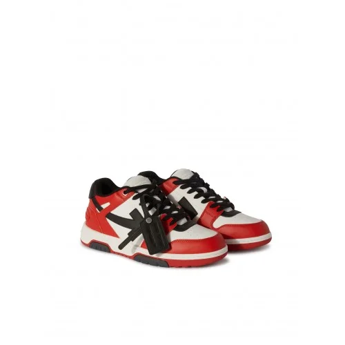 Sneakers OFF WHITE, Basket Out of Office, Full Red White