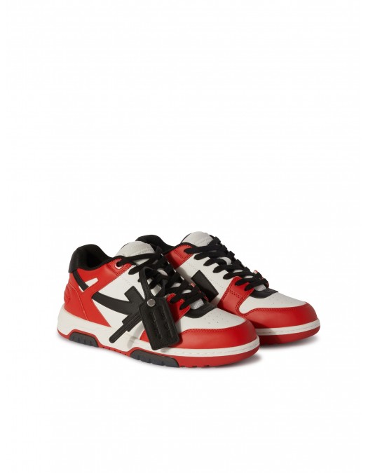 Sneakers OFF WHITE, Basket Out of Office, Full Red White - OMIA189S23LEA0012510