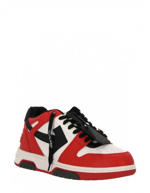 Sneakers OFF WHITE, Basket Out of Office, Full Red White - OMIA189S23LEA0012510