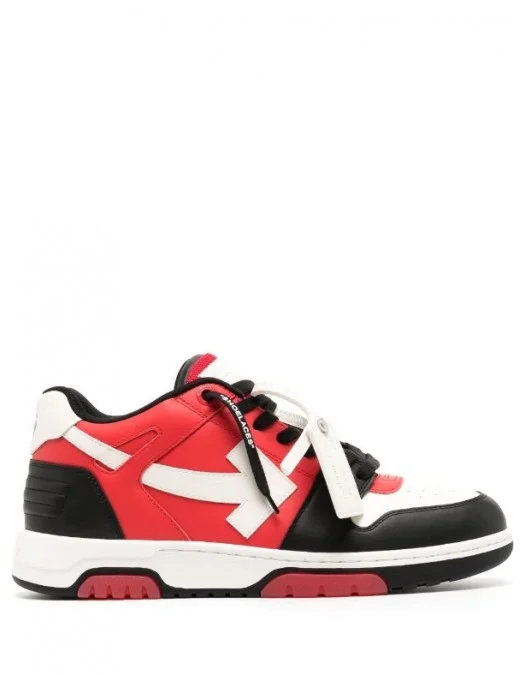 Sneakers OFF WHITE, Basket Out of Office, Red White - OMIA189S23LEA0012910