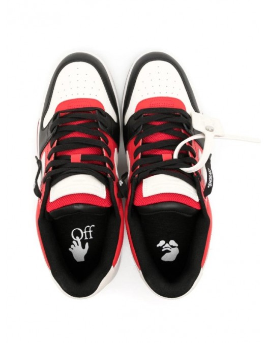 Sneakers OFF WHITE, Basket Out of Office, Red White - OMIA189S23LEA0012910