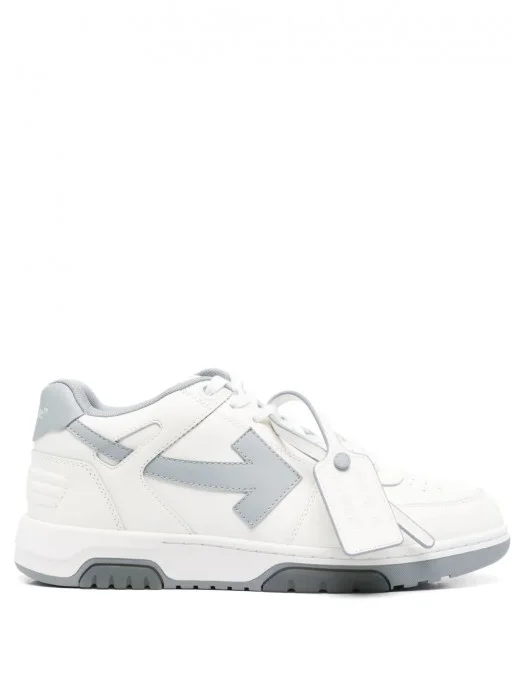 Sneakers OFF WHITE, Out Of Office, Dark Grey Details, Men, White