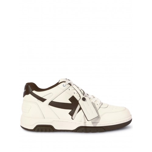 Sneakers OFF WHITE, Out of Office, Men, Panda, Brown and White Sneakers OFF WHITE, Out of Office, Men, Panda, Brown and White