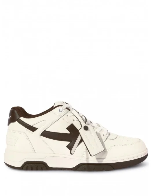 Sneakers OFF WHITE, Out of Office, Men, Panda, Brown and White