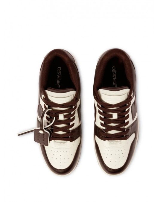 Sneakers OFF WHITE, Out Of Office, Chocolate Brown - OMIA189S25LEA0026G0A