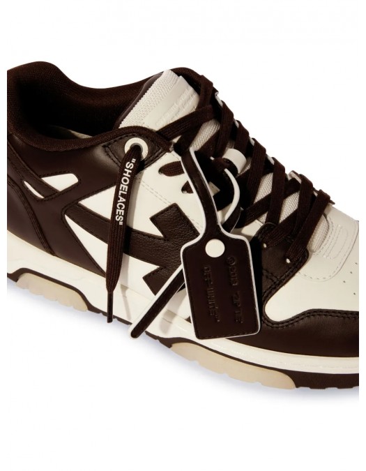 Sneakers OFF WHITE, Out Of Office, Chocolate Brown - OMIA189S25LEA0026G0A