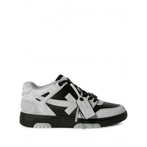 Sneakers OFF WHITE, Out of Office, Men, Black Details, Grey Sneakers OFF WHITE, Out of Office, Men, Black Details, Grey