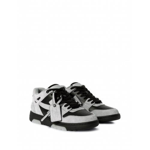 Sneakers OFF WHITE, Out of Office, Men, Black Details, Grey Sneakers OFF WHITE, Out of Office, Men, Black Details, Grey
