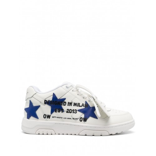 Sneakers OFF WHITE, Out Of Office Animation, Stars, White Sneakers OFF WHITE, Out Of Office Animation, Stars, White
