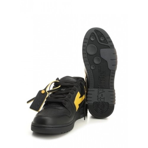 Sneakers OFF WHITE, Out Of Office 'For Walking' sneakers, Black and Yellow