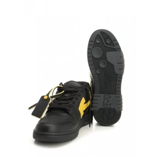Sneakers OFF WHITE, Out Of Office 'For Walking' sneakers, Black and Yellow
