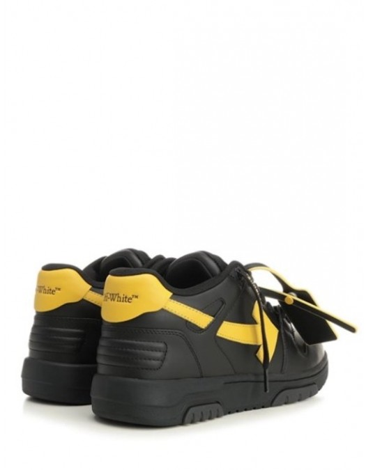 Sneakers OFF WHITE, Out Of Office 'For Walking' sneakers, Black and Yellow - OMIA189S26LEA0011016