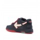 Sneakers OFF WHITE, Out Of Office arrow-detail sneakers, dark blue - OMIA189S26LEA00B4927