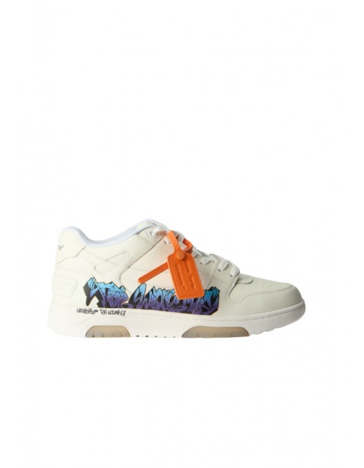 Sneakers OFF WHITE, Out Of Office "For Walking" Artwork Sneakers, White - OMIA189S26LEA00C0184