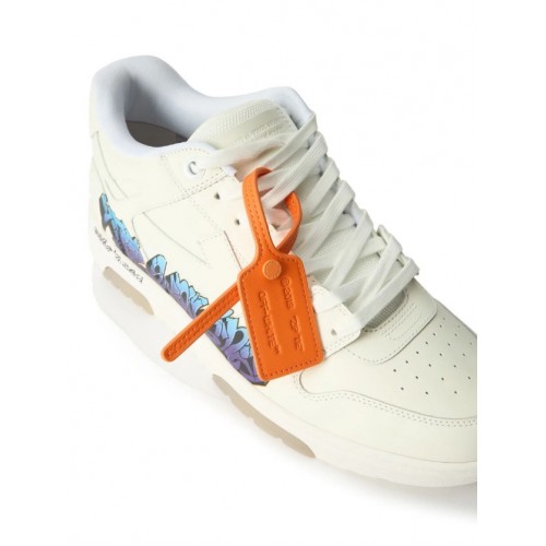 Sneakers OFF WHITE, Out Of Office "For Walking" Artwork Sneakers, White