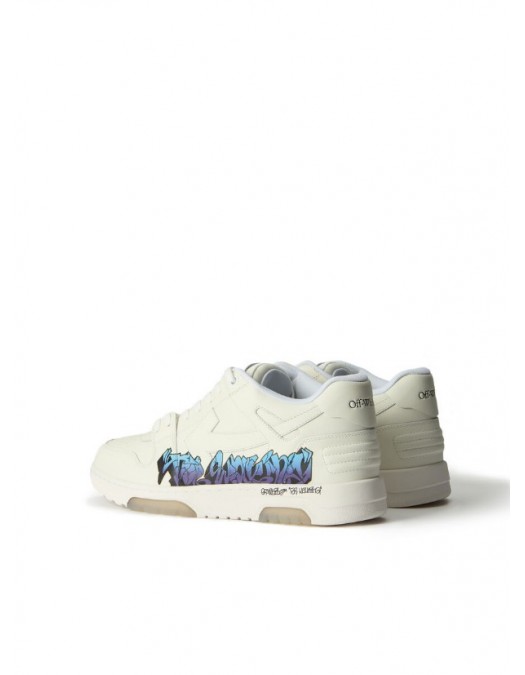 Sneakers OFF WHITE, Out Of Office "For Walking" Artwork Sneakers, White - OMIA189S26LEA00C0184
