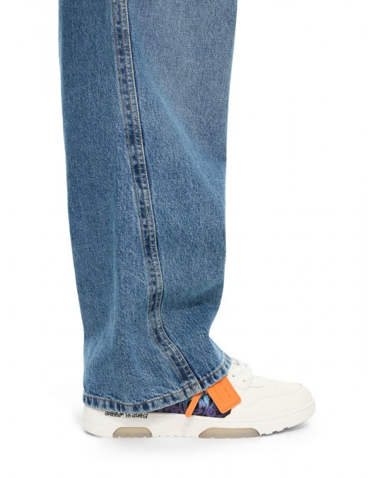 Sneakers OFF WHITE, Out Of Office "For Walking" Artwork Sneakers, White - OMIA189S26LEA00C0184