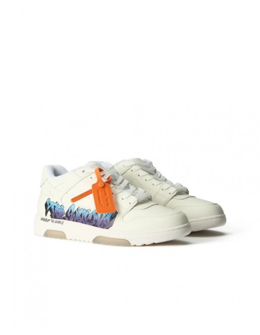 Sneakers OFF WHITE, Out Of Office "For Walking" Artwork Sneakers, White - OMIA189S26LEA00C0184