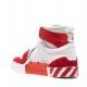 SNEAKERS OFF WHITE, HIGH TOP VULCANIZED Red - OMIA225F21LEA0010125