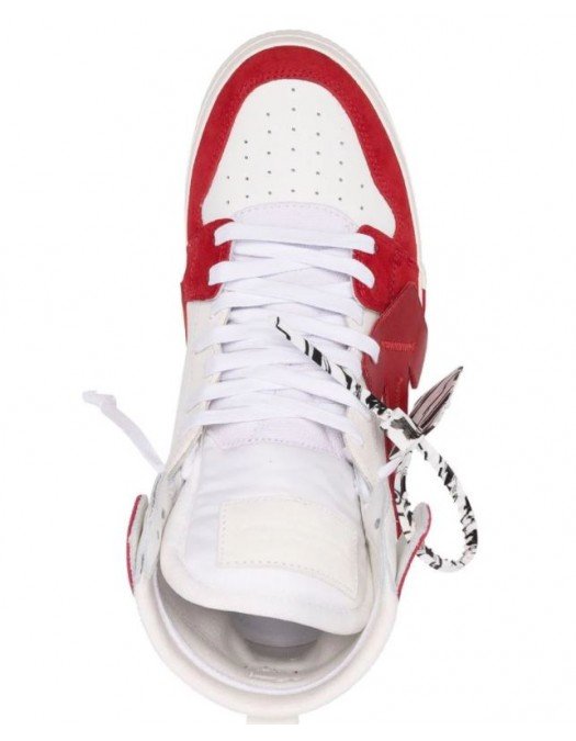 SNEAKERS OFF WHITE, HIGH TOP VULCANIZED Red - OMIA225F21LEA0010125