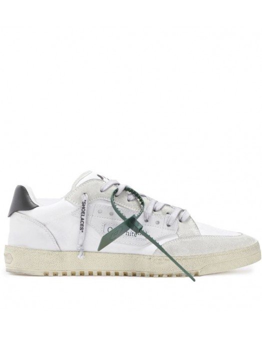 SNEAKERS OFF WHITE, 5.0 Trainers White, Green Tag - OMIA227S22FAB0020110