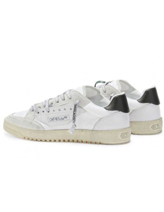 SNEAKERS OFF WHITE, 5.0 Trainers White, Green Tag - OMIA227S22FAB0020110