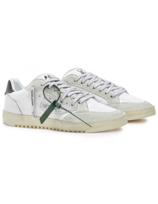 SNEAKERS OFF WHITE, 5.0 Trainers White, Green Tag - OMIA227S22FAB0020110