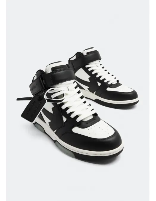 Sneakers OFF WHITE, Out Of Office Mid Top, OMIA259C99LEA0020110 - OMIA259C99LEA0020110