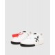 Sneakers OFF WHITE, White Vulc Low Leather Sneakers with Emblem - OMIA293C99LEA0020110