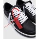 Snekarrs OFF WHITE, Black leather sneakers with logo - OMIA293C99LEA0021001