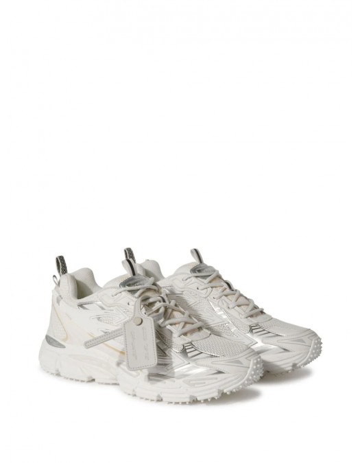 Sneakers OFF WHITE, Be Right Back, Full White - OMIA295C99FAB0010101