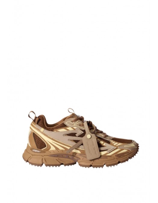 Sneakers OFF WHITE, Be Right Back Sneakers, Brown - OMIA295F25FAB0016E0A
