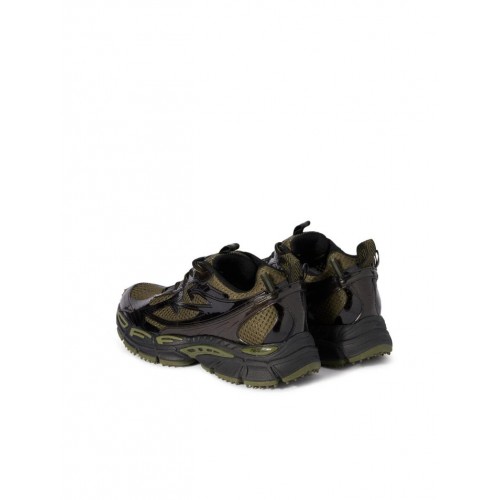 Sneakers OFF WHITE, Be Right Back Sneakers, Dark Green