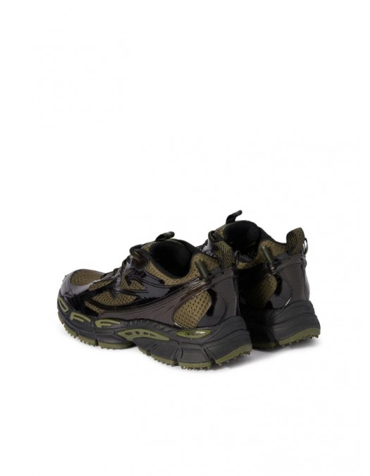 Sneakers OFF WHITE, Be Right Back Sneakers, Dark Green - OMIA295F25FAB0036310