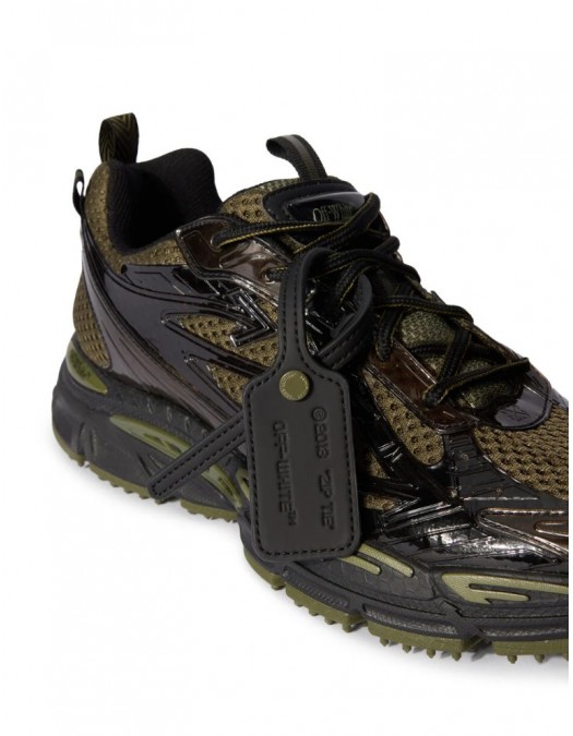 Sneakers OFF WHITE, Be Right Back Sneakers, Dark Green - OMIA295F25FAB0036310