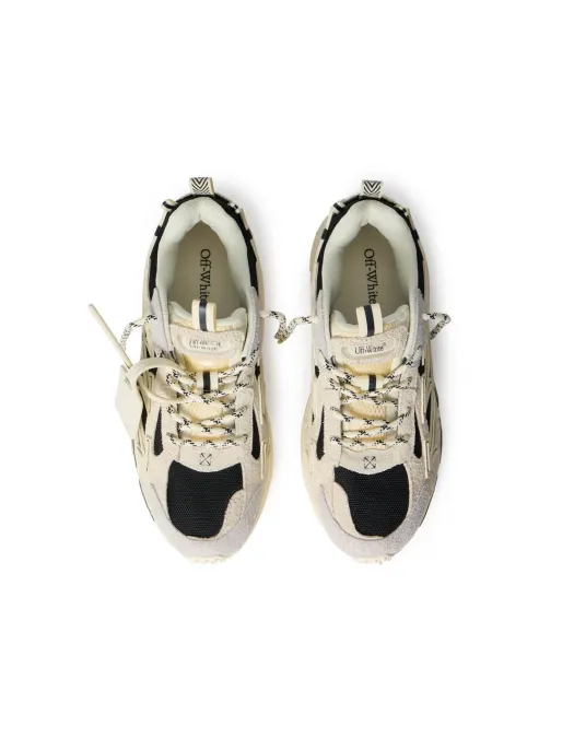 Sneakers OFF WHITE, Be Right Back Sneakers, Black and White - OMIA295F25LEA0010310