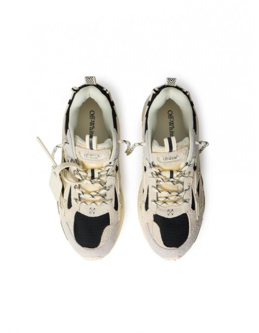 Sneakers OFF WHITE, Be Right Back Sneakers, Black and White - OMIA295F25LEA0010310